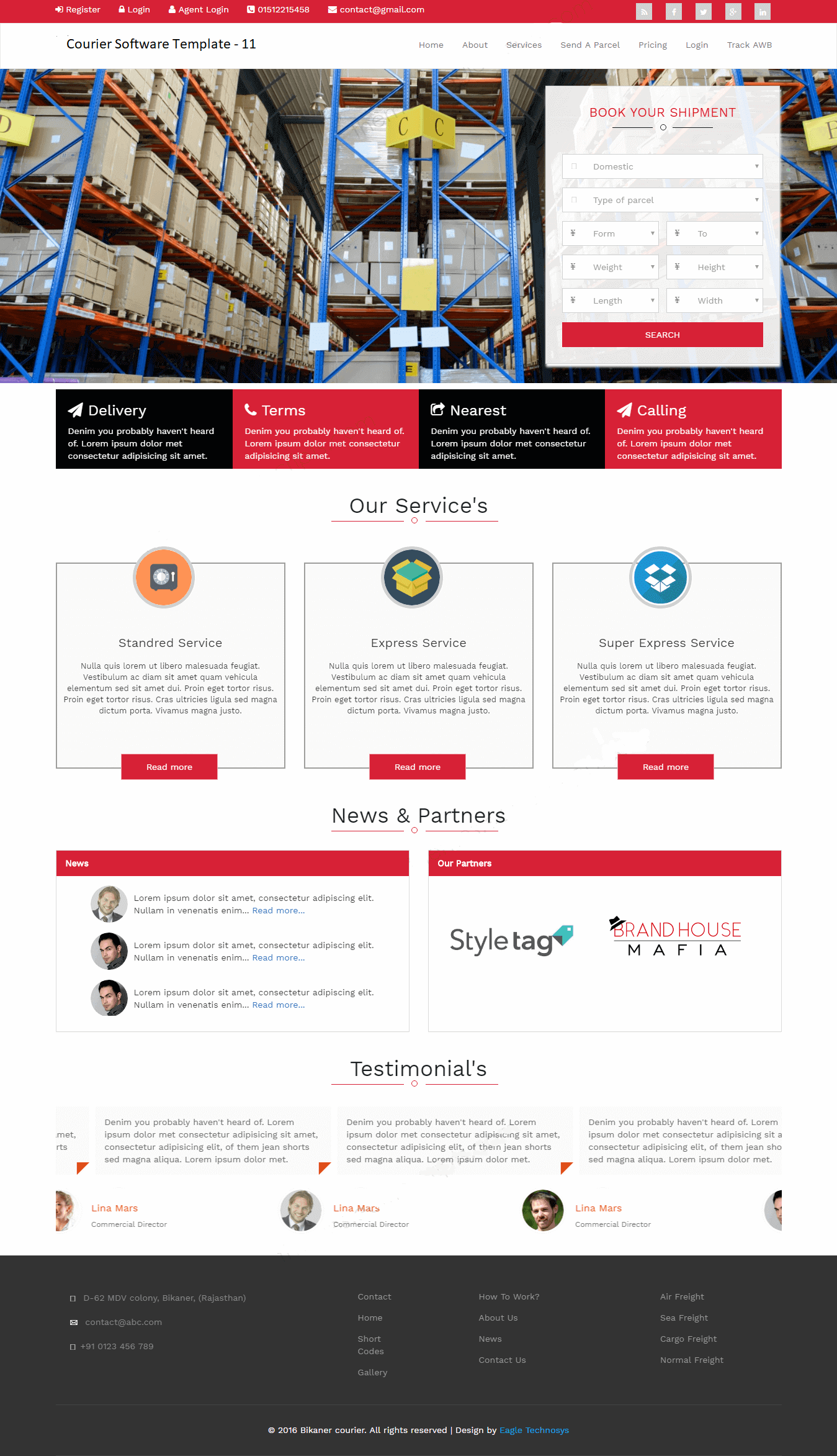 courier management software Russia