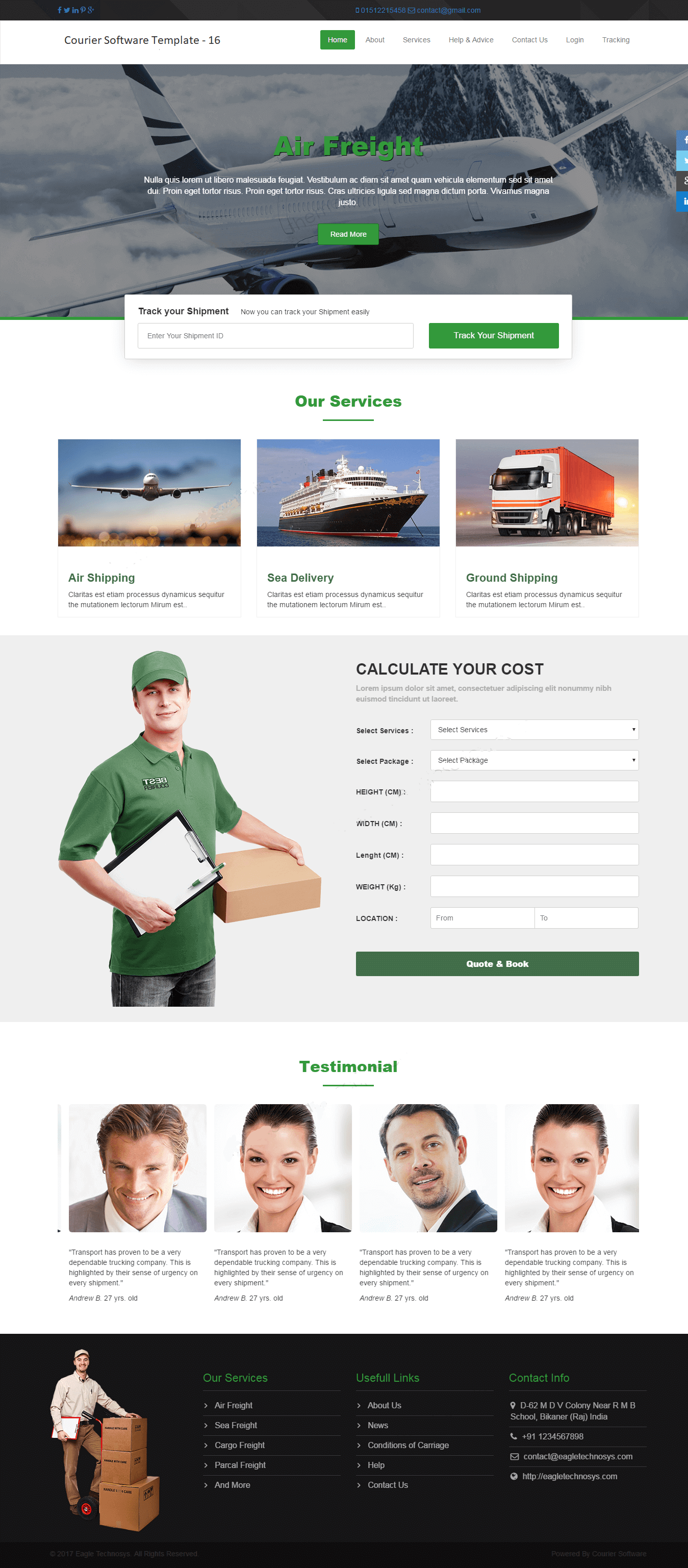 courier management software India