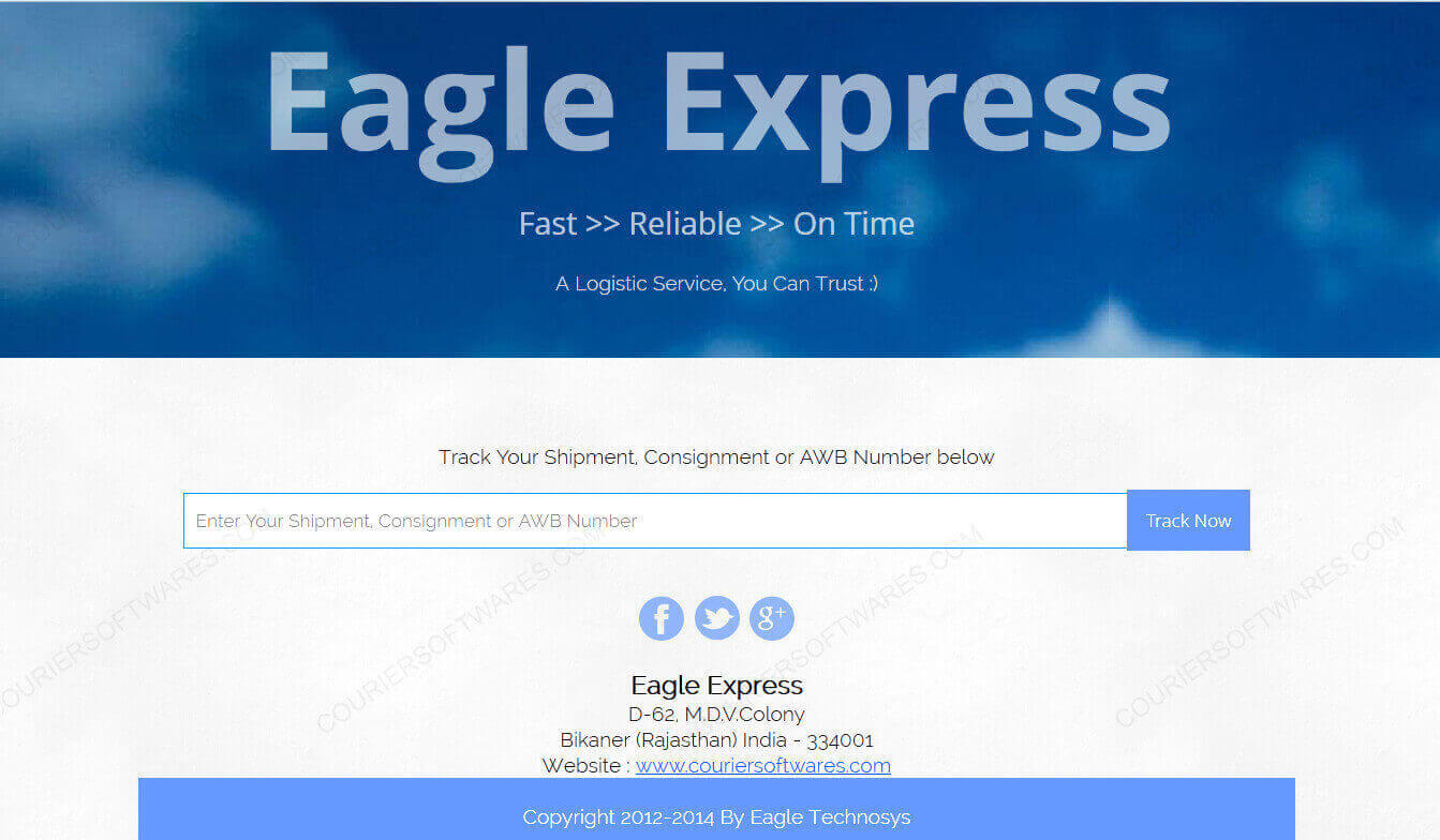 logistics management courier software India